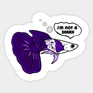 Guppy's funny Sticker